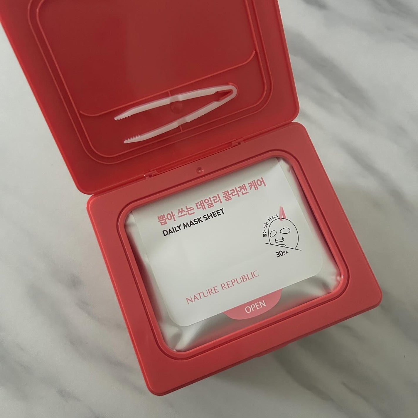 コラーゲンデイリーシートマスク/ネイチャーリパブリック/シートマスク・パックを使ったクチコミ(2枚目)