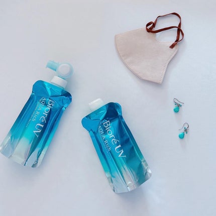 アクアリッチ フレッシュパウチ/ビオレ/日焼け止めローションを使ったクチコミ(1枚目)