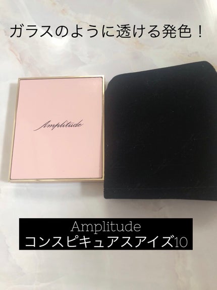 コンスピキュアス アイズ 10 キャメルピンク/Amplitude/アイシャドウパレットを使ったクチコミ(1枚目)