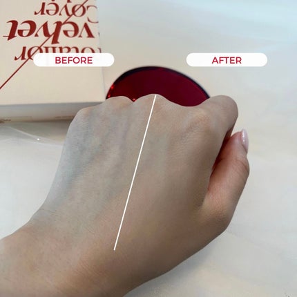 プロテーラービーベルベットカバークッション/espoir/クッションファンデーションを使ったクチコミ(4枚目)