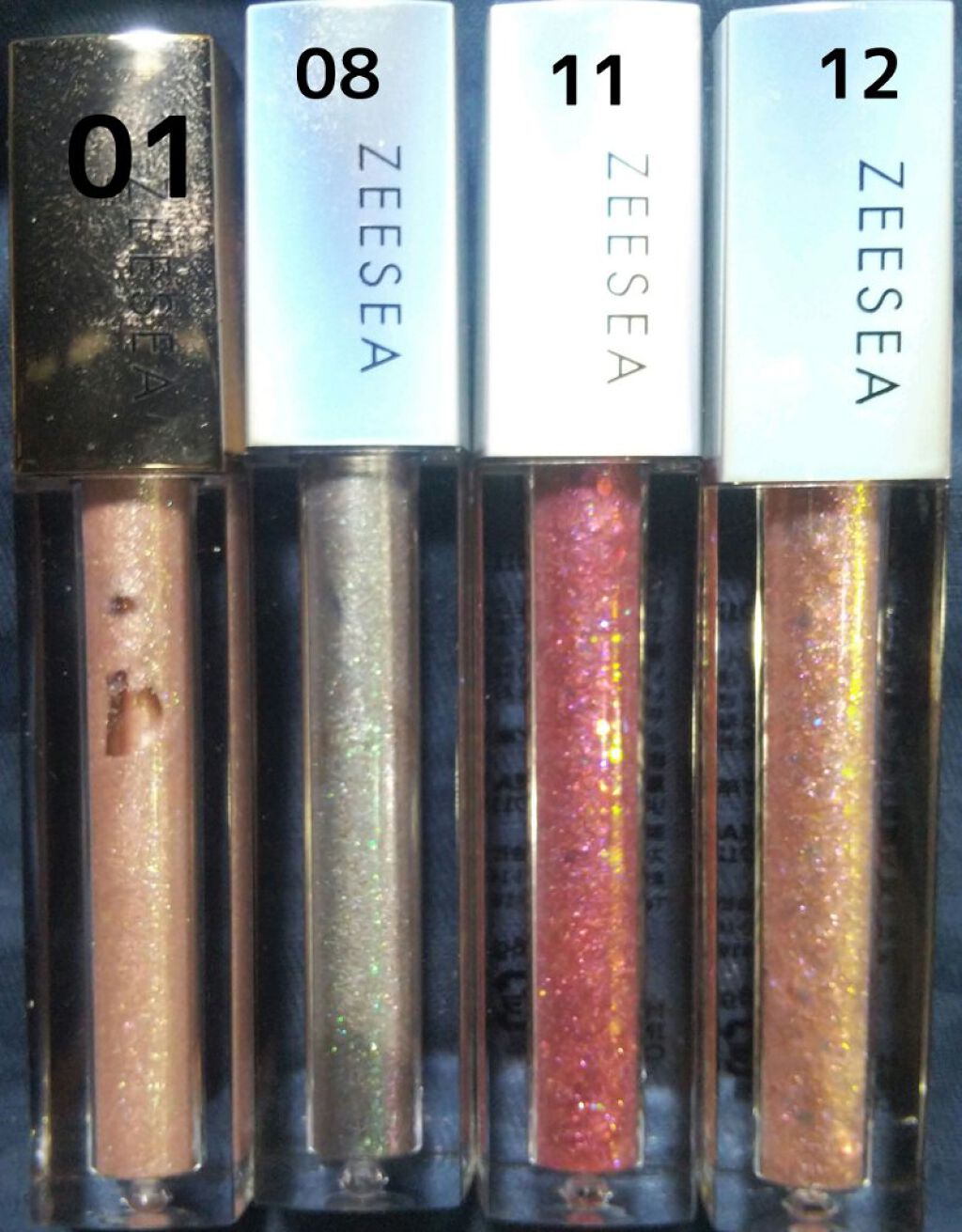 ダイヤモンドシリーズ 星空リキッドアイシャドウ/ZEESEA/リキッドアイシャドウを使ったクチコミ(5枚目)