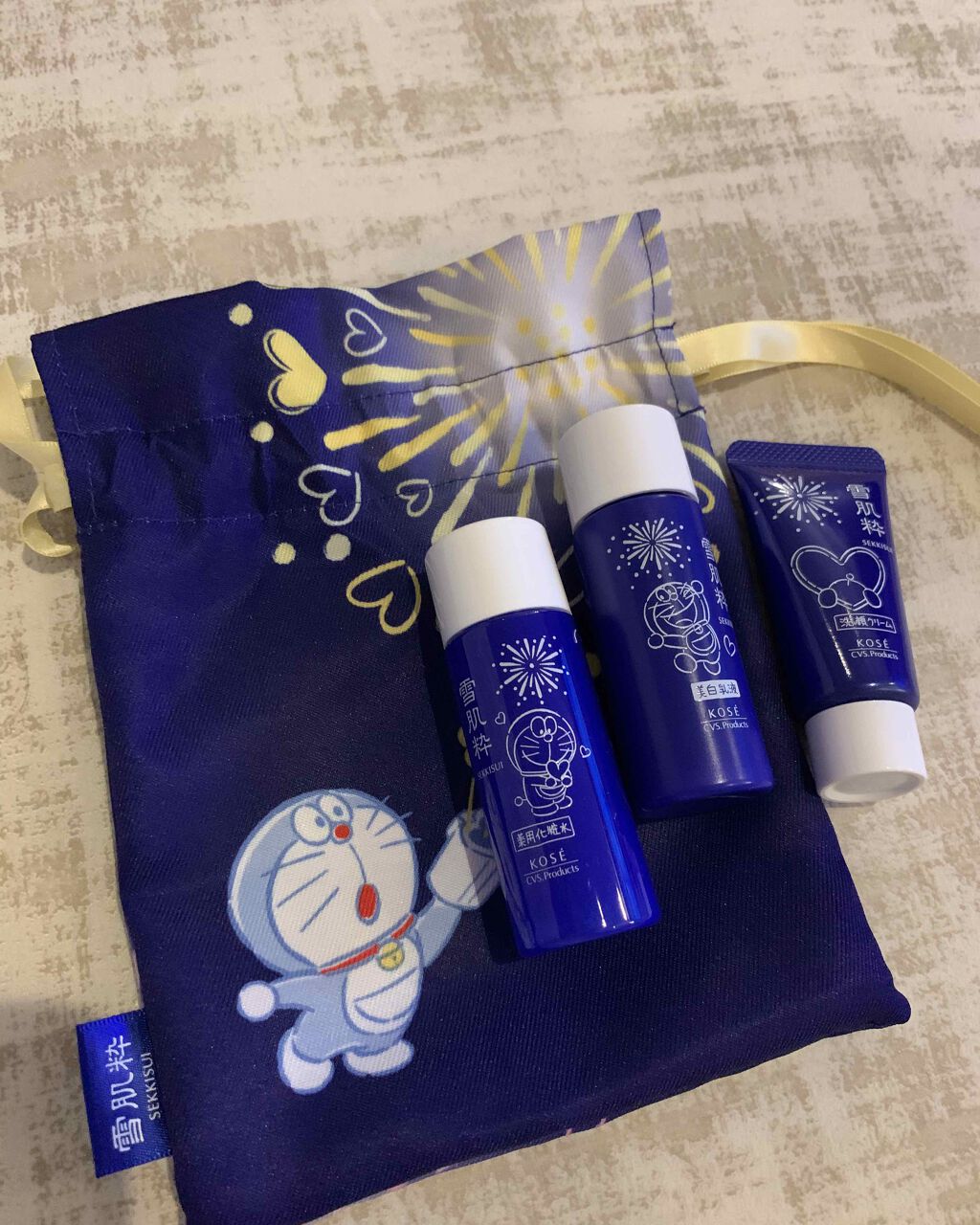 スキンケアセット D2(ドラえもん 50 周年限定デザイン)/雪肌粋/スキンケアキットを使ったクチコミ（1枚目）