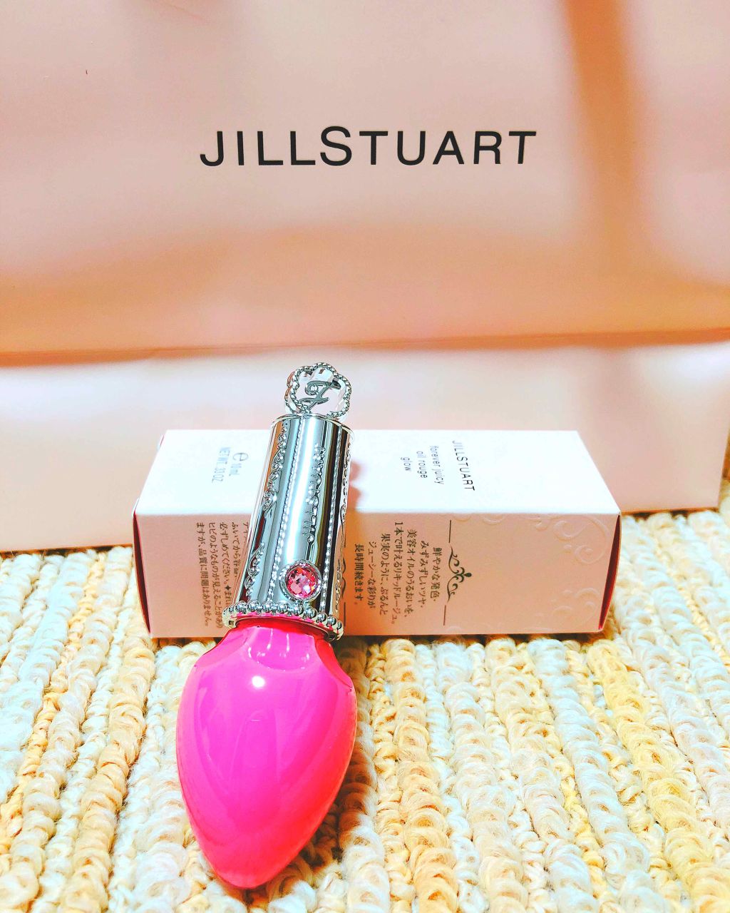 フォーエヴァージューシー オイルルージュ/JILL STUART/口紅を使ったクチコミ(3枚目)