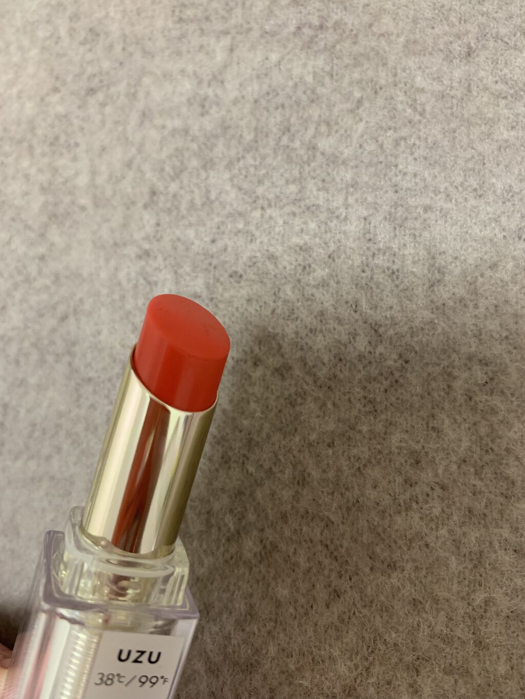 38°C / 99°F Lipstick <TOKYO> +1 LIGHT-ORANGE/UZU BY FLOWFUSHI/口紅を使ったクチコミ（2枚目）