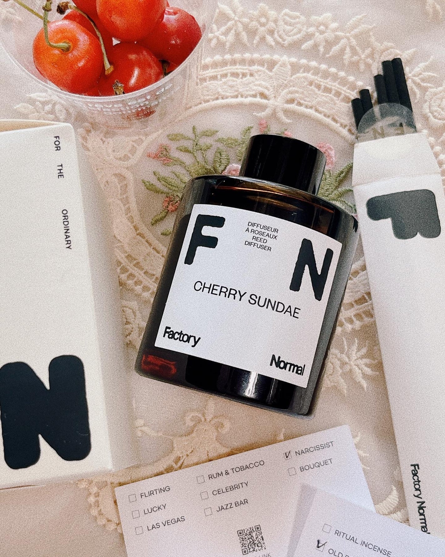 ディフューザー - CHERRY SUNDAE/Factory Normal/ルームフレグランスを使ったクチコミ(1枚目)