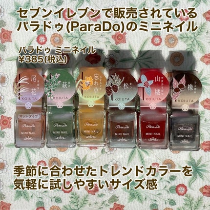 ミニネイル/パラドゥ/マニキュアを使ったクチコミ(2枚目)