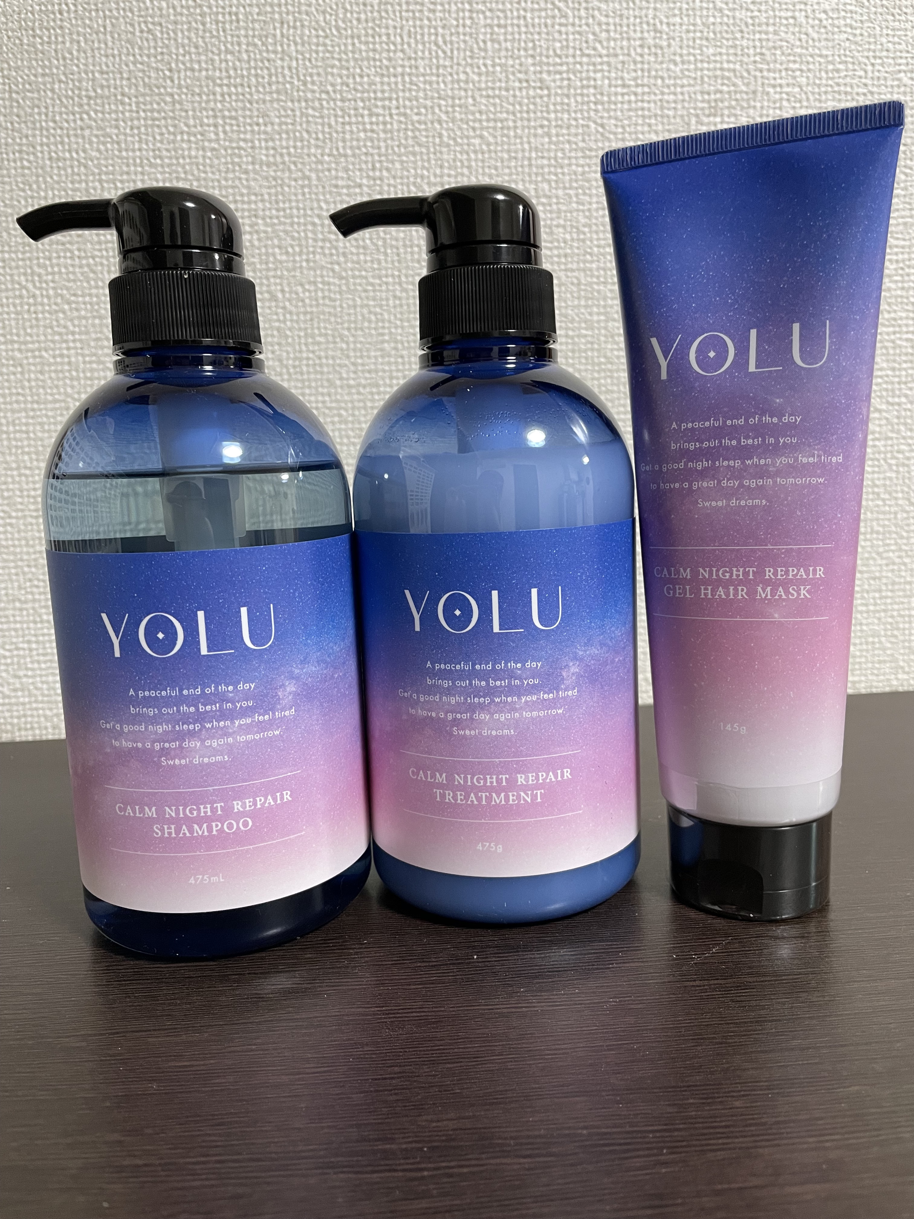 カームナイトリペアジェルヘアマスク/YOLU/ヘアマスク・ヘアパックを使ったクチコミ（3枚目）