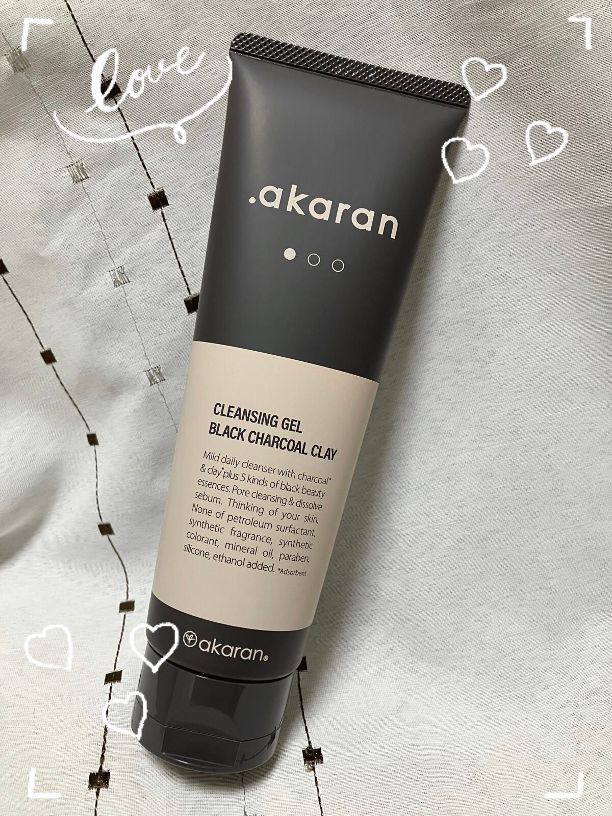 ブラックジェルクレンジング/.akaran/クレンジングジェルを使ったクチコミ(1枚目)