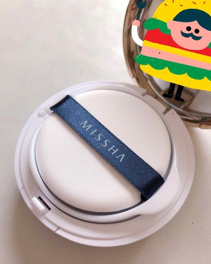 M クッション ファンデーション(モイスチャー)/MISSHA/クッションファンデーションを使ったクチコミ(2枚目)
