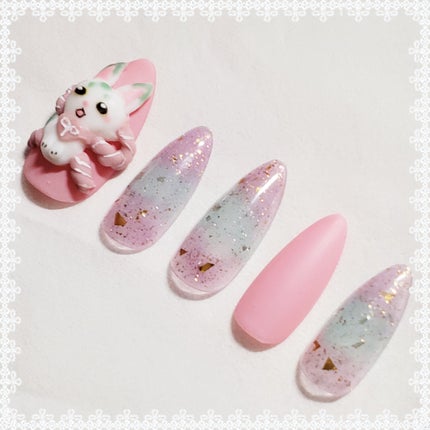 ハードトップジェル/LULUGEL/ジェルネイルを使ったクチコミ(3枚目)