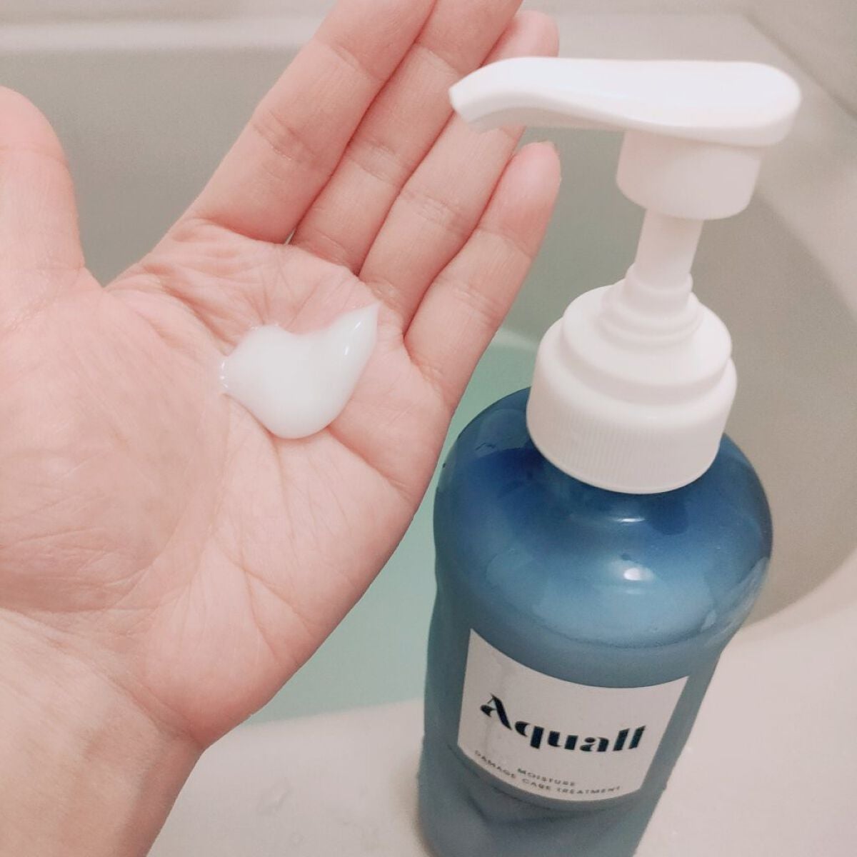 モイスチャーダメージケア シャンプー/トリートメント/Aquall/市販シャンプーを使ったクチコミ(5枚目)