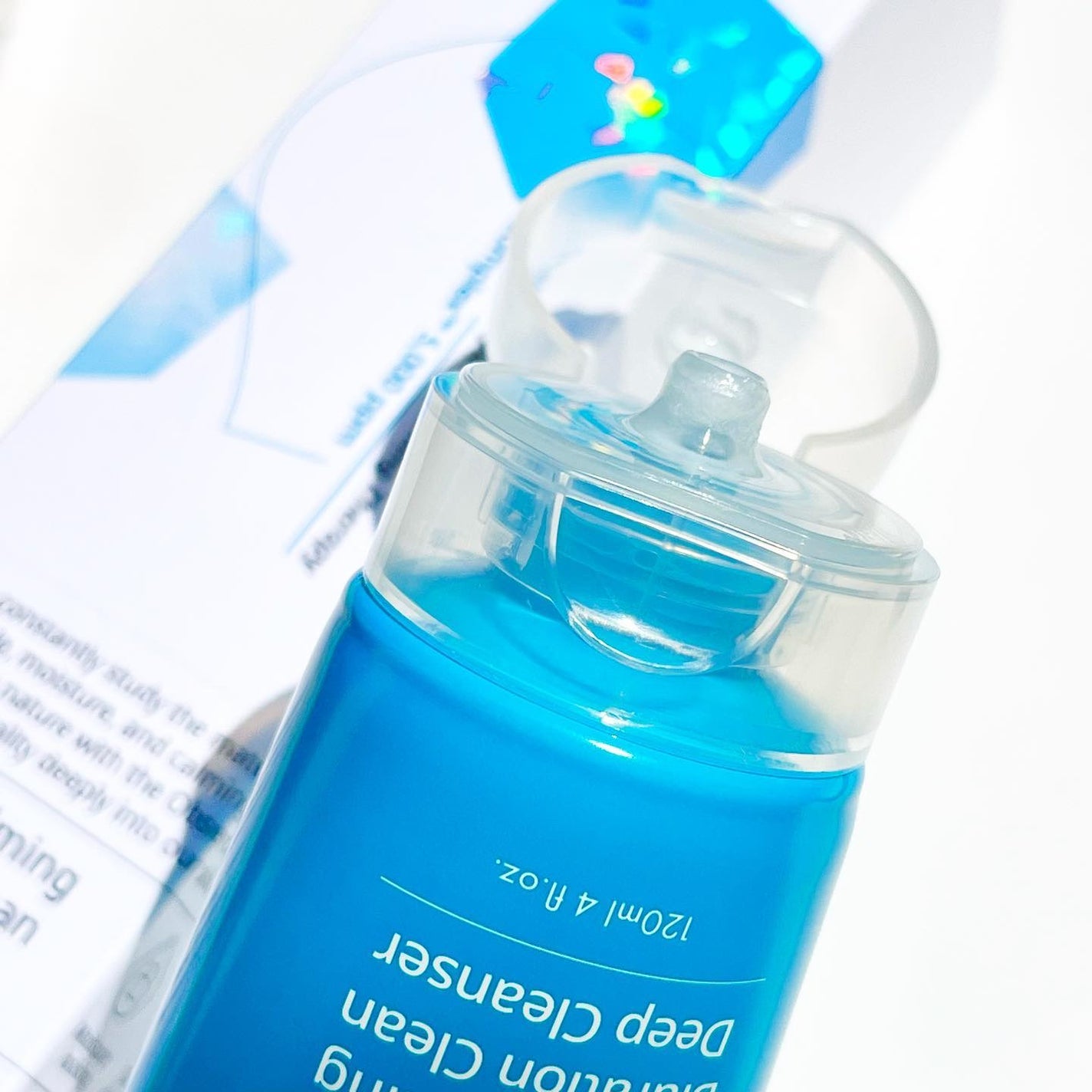 グリーンカーミングブルーレーションクリーンディープクレンザー/obsero/洗顔フォームを使ったクチコミ(2枚目)