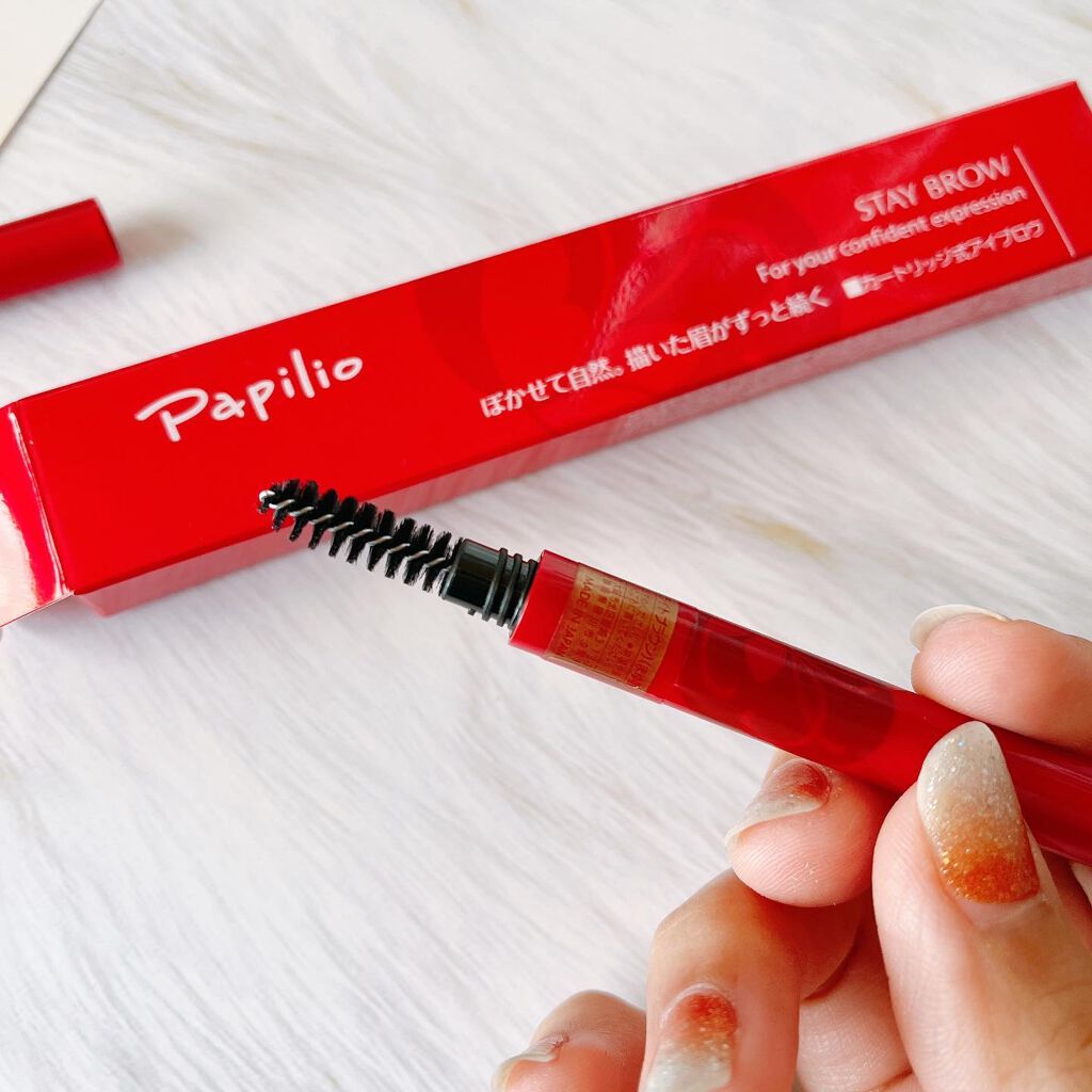 ステイブロウ/Papilio/アイブロウペンシルを使ったクチコミ(3枚目)