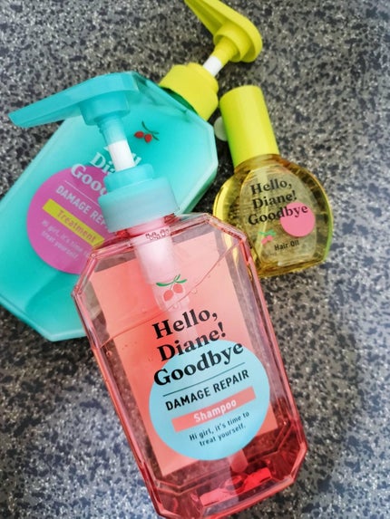 ハローダイアン グッバイ うるおい補修ヘアオイル/ダイアン/ヘアオイルを使ったクチコミ(1枚目)