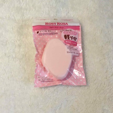 シフォンタッチスポンジN ダイヤ型/ロージーローザ/パフ・スポンジを使ったクチコミ(1枚目)