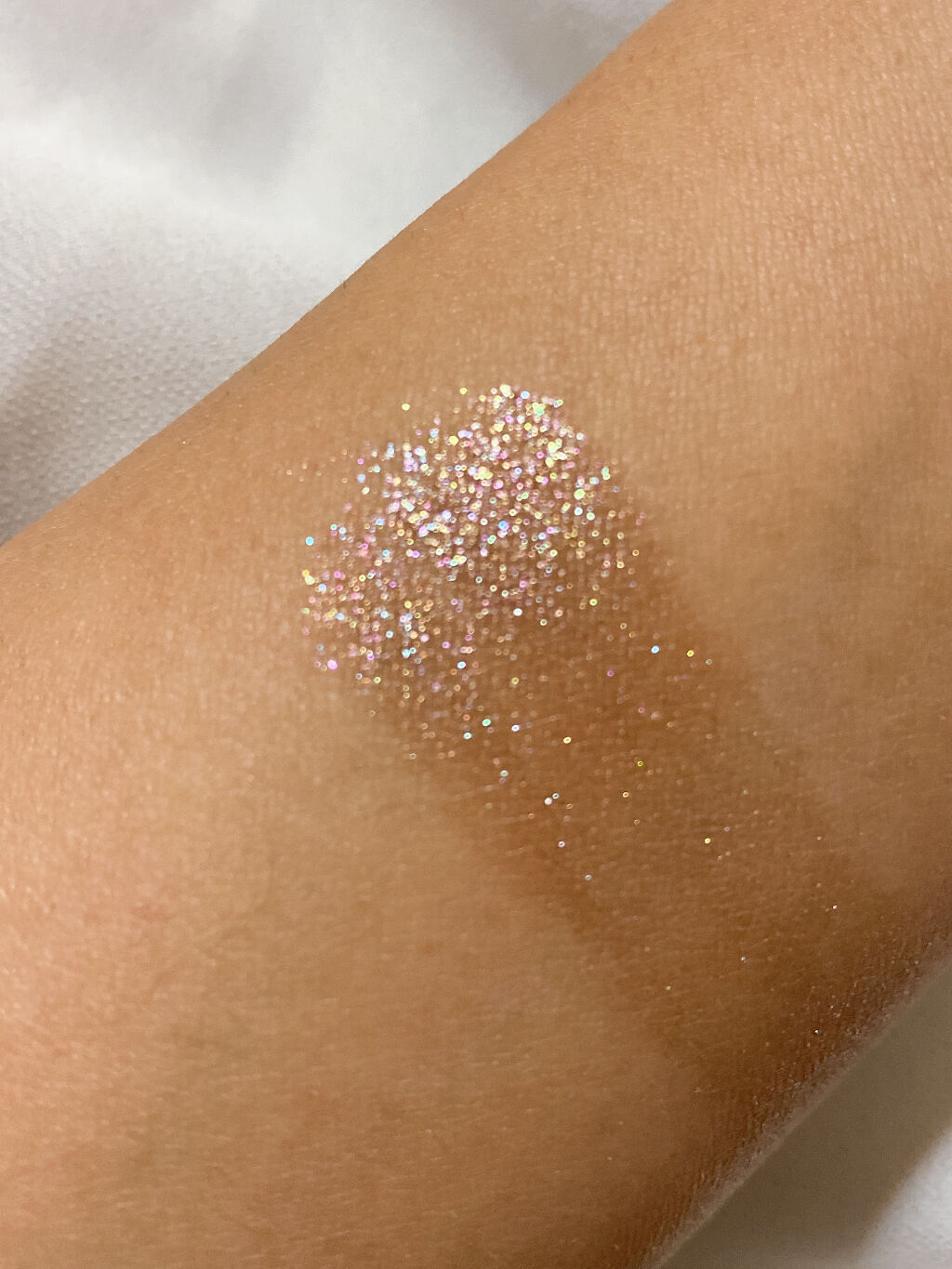 グリッター シャドウ カラー/rom&nd/グリッターを使ったクチコミ（3枚目）