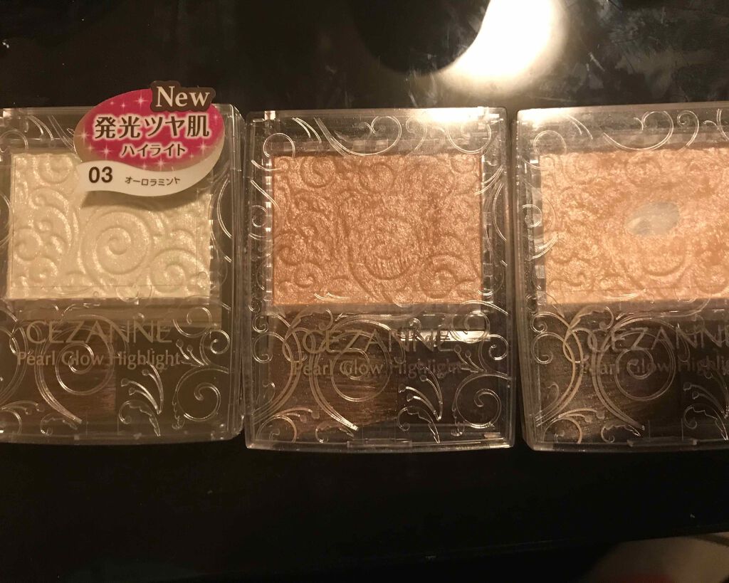 パールグロウハイライト/CEZANNE/パウダーハイライトを使ったクチコミ(1枚目)