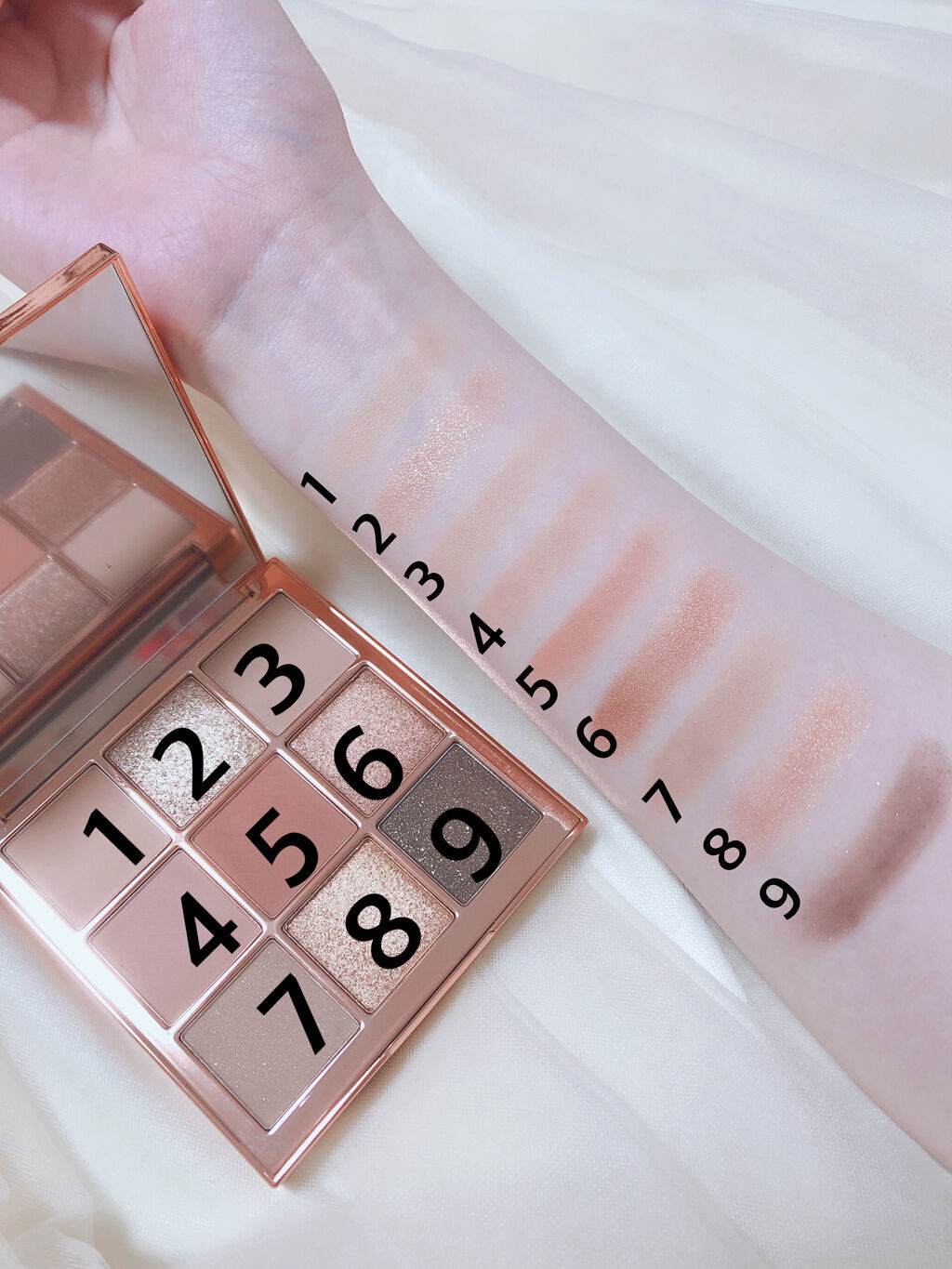 The Bella collection eyeshadow palette/CELEFIT/アイシャドウパレットを使ったクチコミ（3枚目）