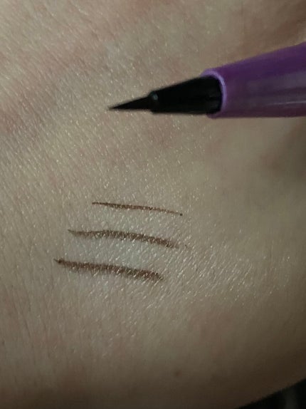 「密着アイライナー」ショート筆リキッド/デジャヴュ/リキッドアイライナーを使ったクチコミ(7枚目)