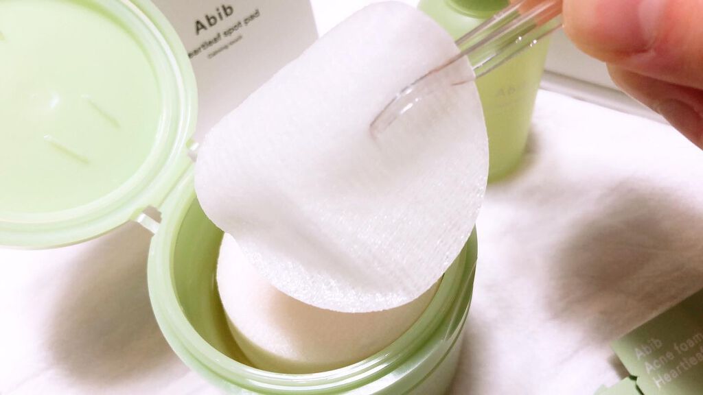 ドクダミカーミングタッチスポットパッド/Abib /トナーパッドを使ったクチコミ(6枚目)