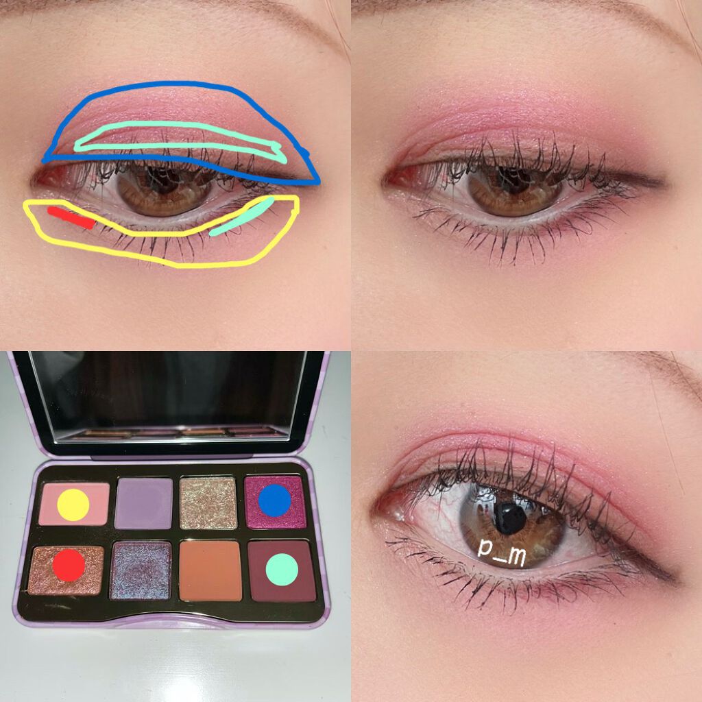 ザッツ マイ ジャム! ミニ アイシャドウ パレット /Too Faced/アイシャドウパレットを使ったクチコミ(2枚目)