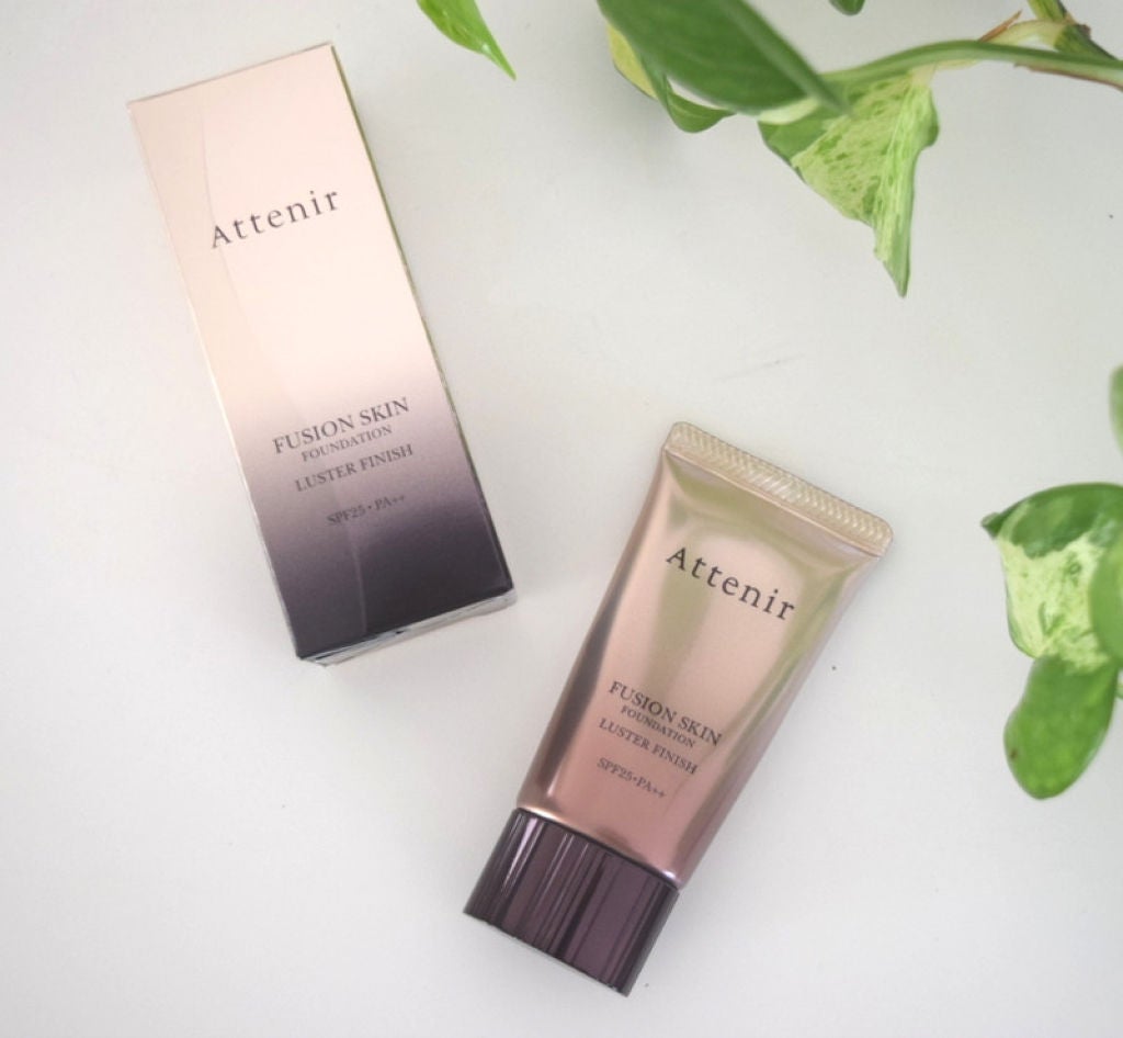 フュージョンスキンファンデーション ラスターフィニッシュ/アテニア/クリーム・エマルジョンファンデーションを使ったクチコミ(2枚目)