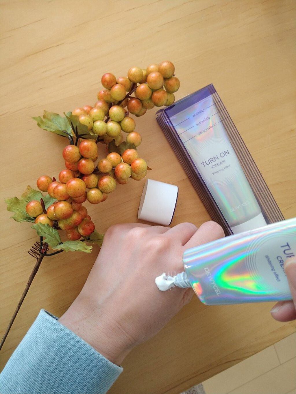 デュイセル ターンオンクリーム/DEWYCEL/フェイスクリームを使ったクチコミ(1枚目)