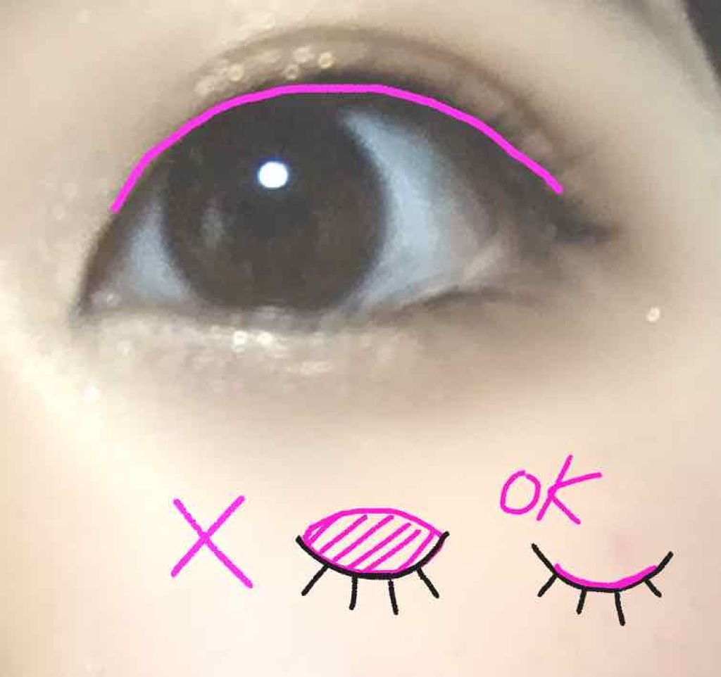 【旧品】オリシキ アイリッドスキンフィルム/D-UP/二重まぶた用アイテムを使ったクチコミ（3枚目）