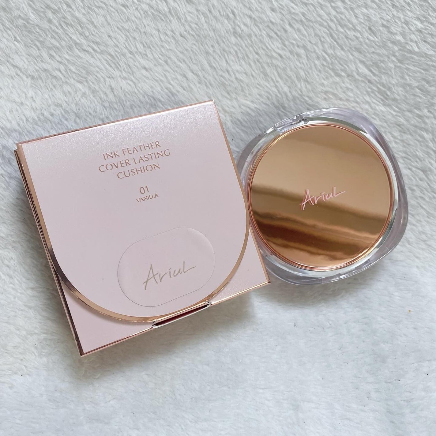 アリウル インクフェザーカバーラスティングクッション/Ariul/クッションファンデーションを使ったクチコミ(1枚目)