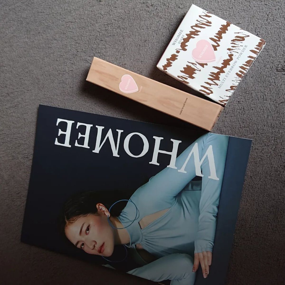 フーミー マルチアイブロウパウダー/WHOMEE/パウダーアイブロウを使ったクチコミ（2枚目）