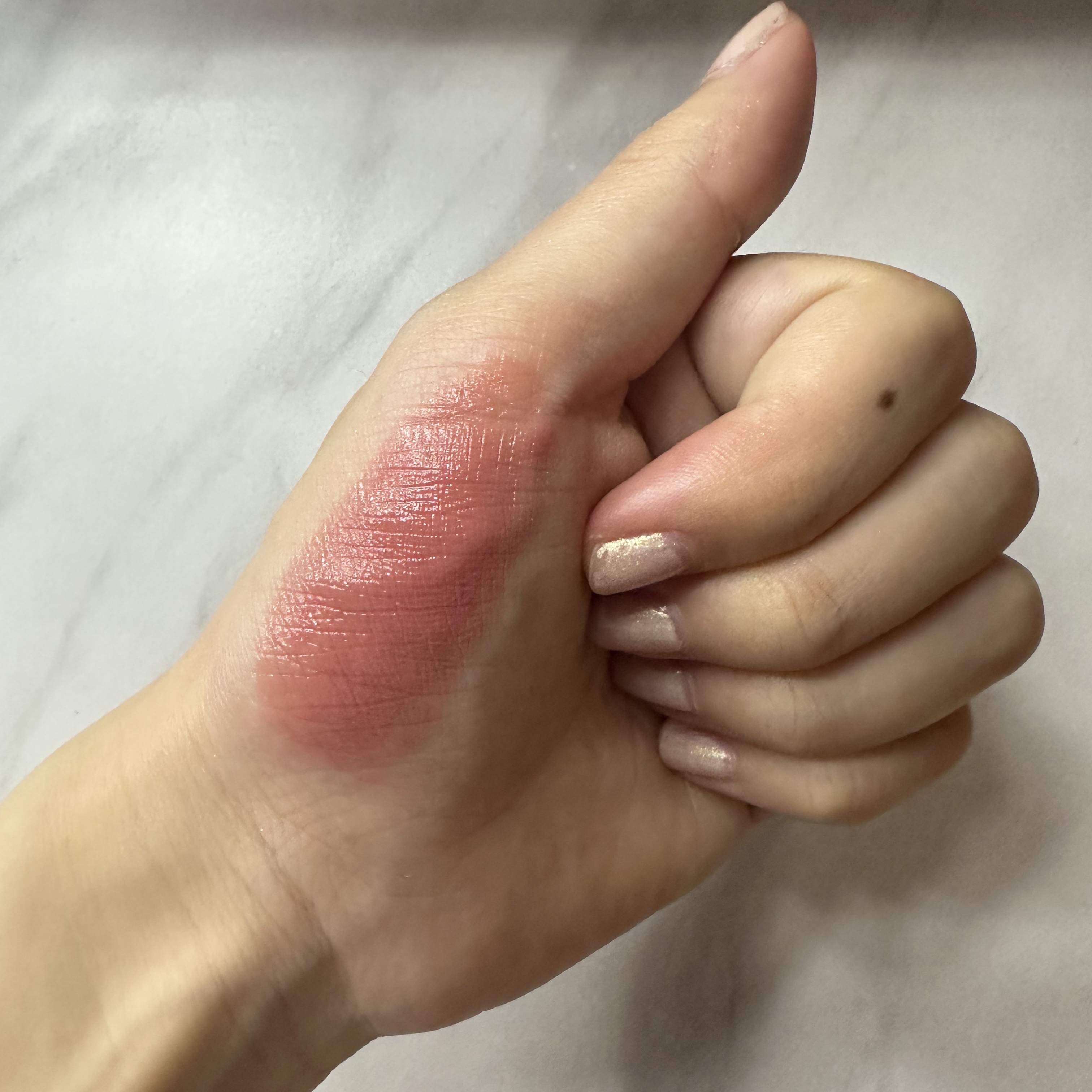 ヒトヌリ ルージュ 01 ヌーディーピンク/FASIO/口紅を使ったクチコミ（2枚目）