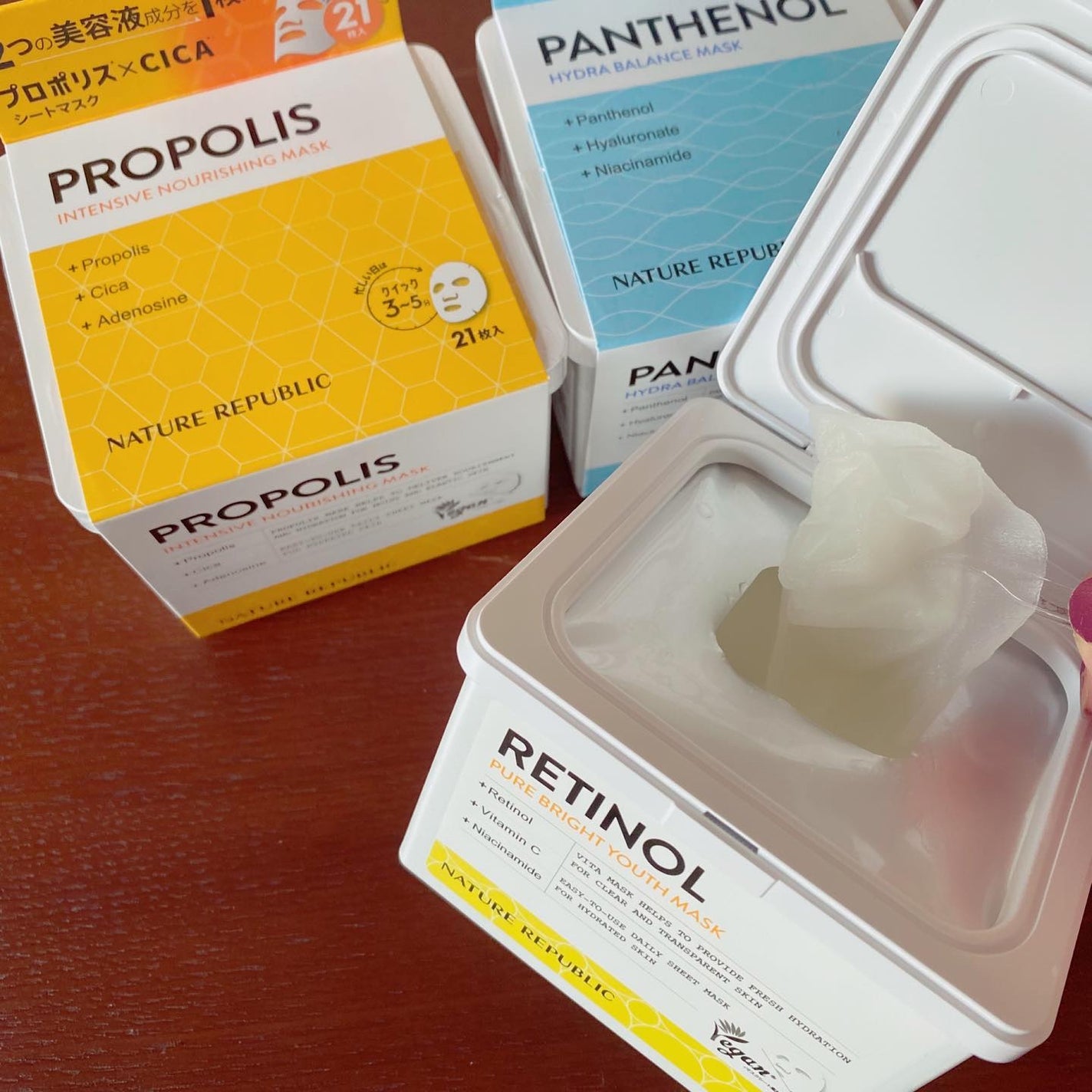 キューブマスク プロポリス/ネイチャーリパブリック/シートマスク・パックを使ったクチコミ(2枚目)