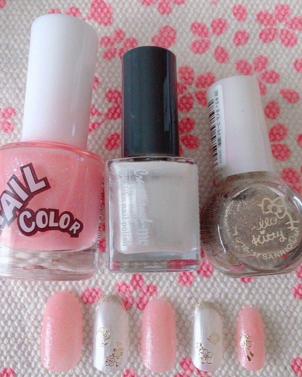 サンリオネイル/DAISO/マニキュアを使ったクチコミ(2枚目)