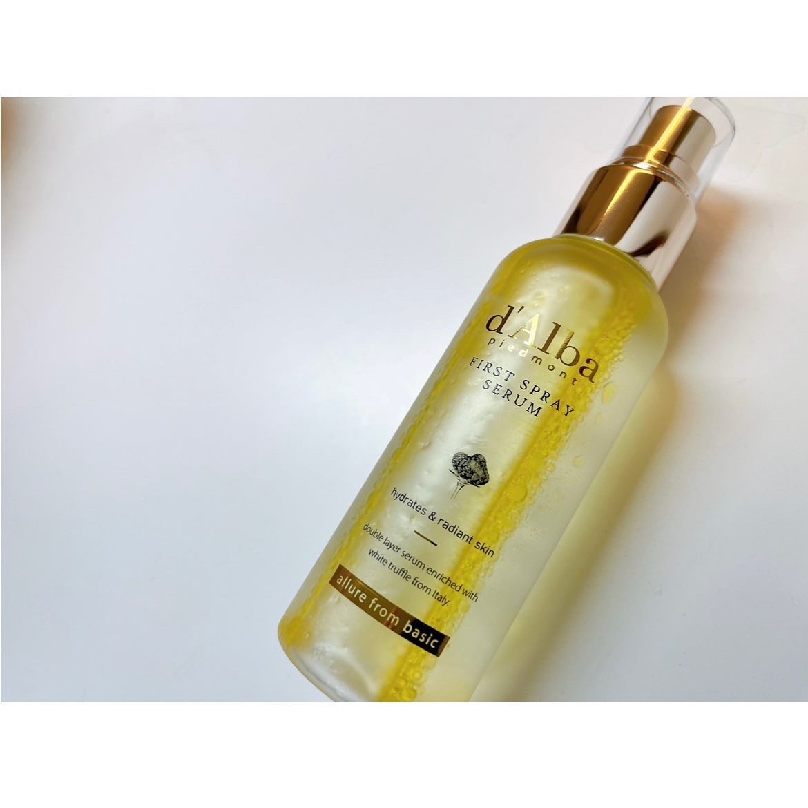 ダルバ ホワイトトリュフファーストスプレーセラム/ダルバ/ミスト状化粧水を使ったクチコミ（1枚目）