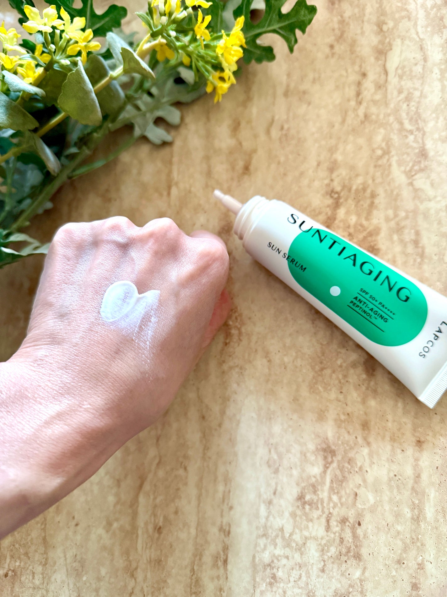 サンティエイジングゴルフサンセラム/ラプコス/日焼け止めミルクを使ったクチコミ(2枚目)