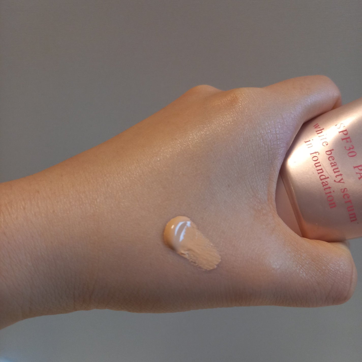 純白専科 すっぴん色づく美容液フォンデュ/SENKA(専科)/リキッドファンデーションを使ったクチコミ(2枚目)