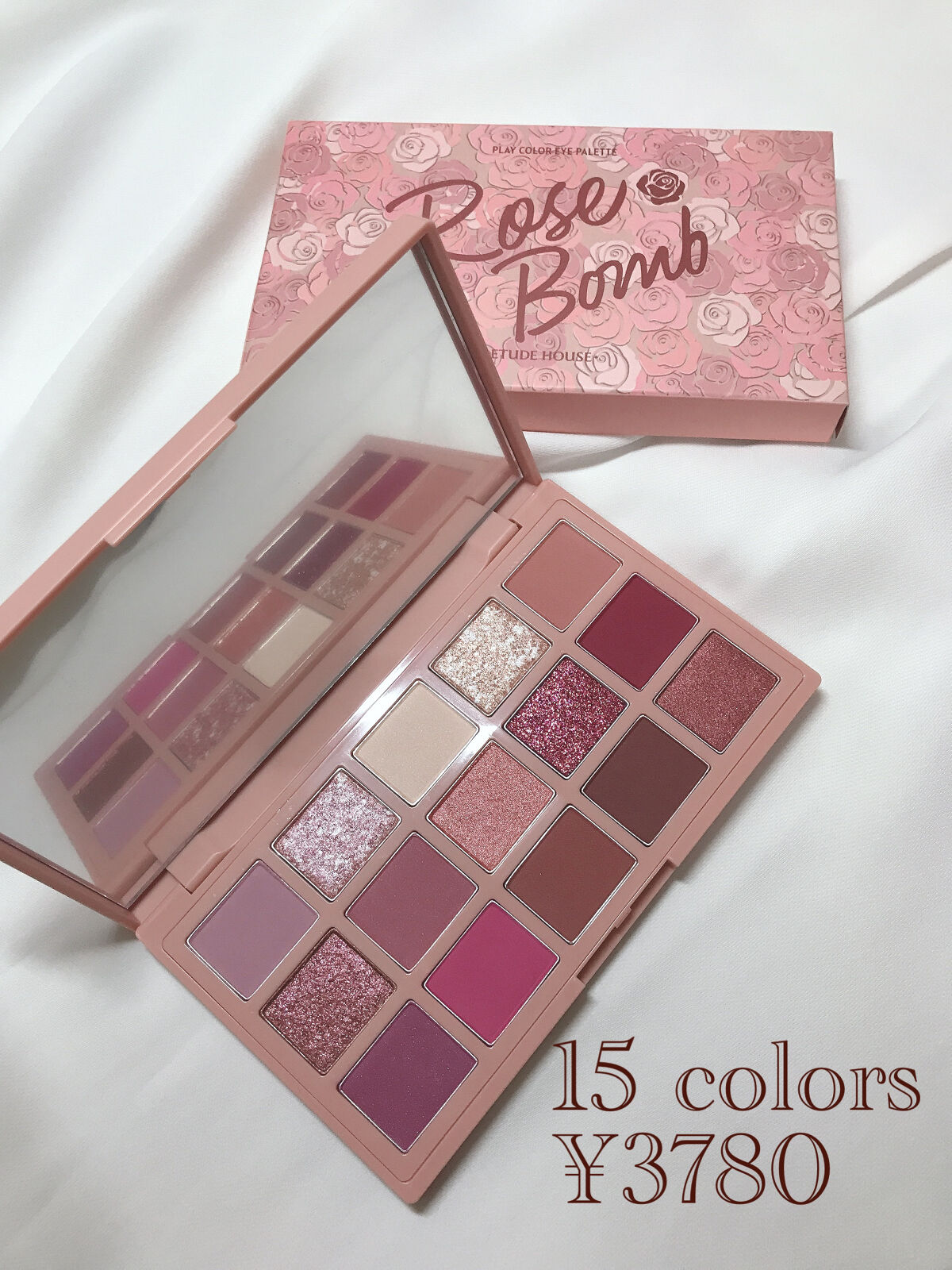 プレイカラーアイパレット ローズボム/ETUDE/アイシャドウパレットを使ったクチコミ（2枚目）