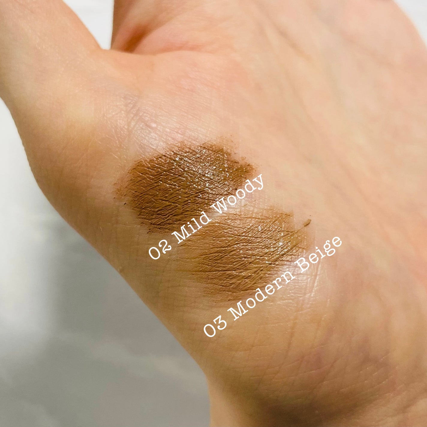 ハンオールブロウカラ/rom&nd/眉マスカラを使ったクチコミ(4枚目)