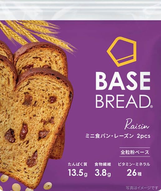 BASE BREAD ミニ食パン レーズン