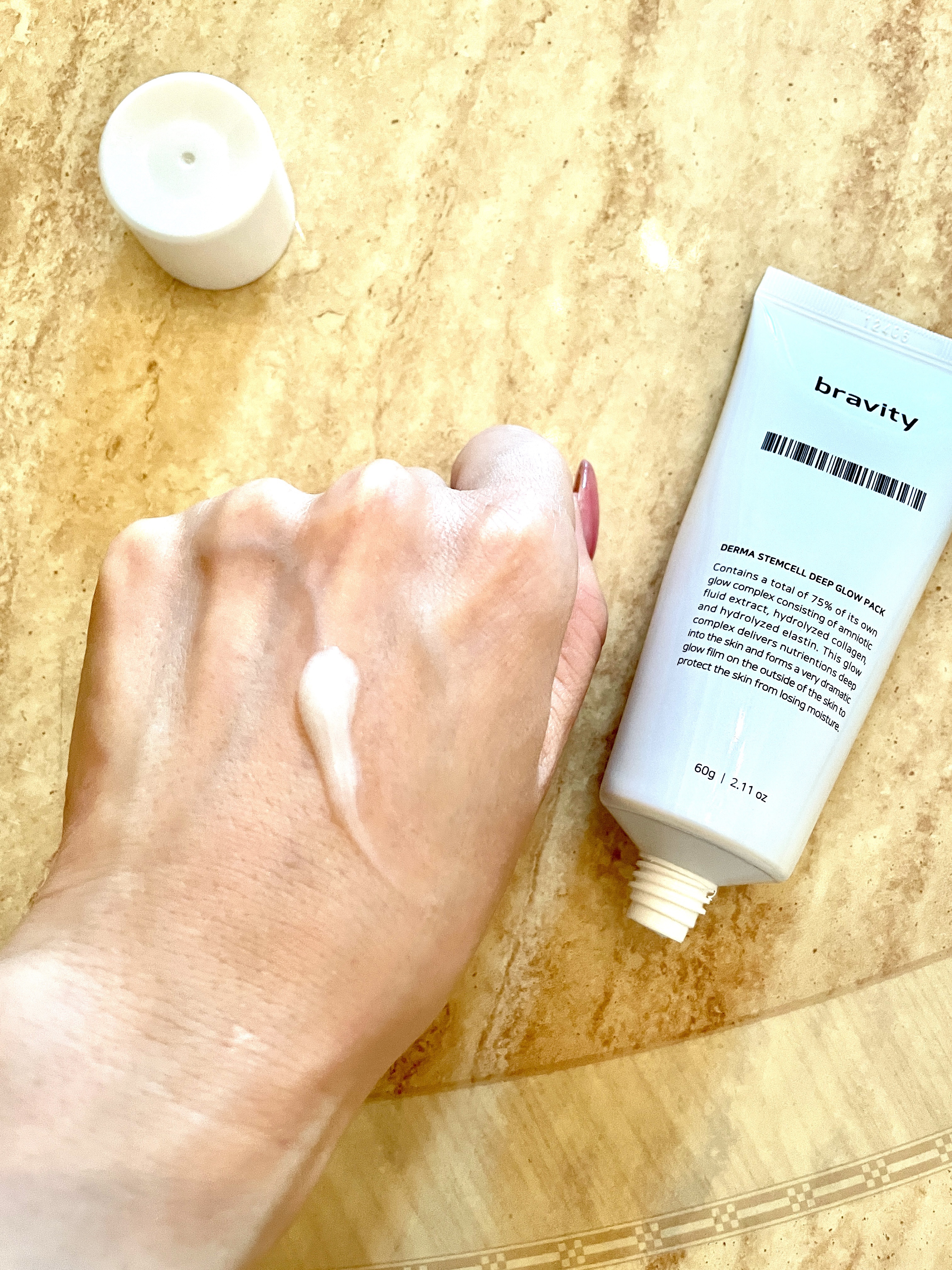 STEMCELL DEEP GLOW PACK/bravity/シートマスク・パックを使ったクチコミ（2枚目）