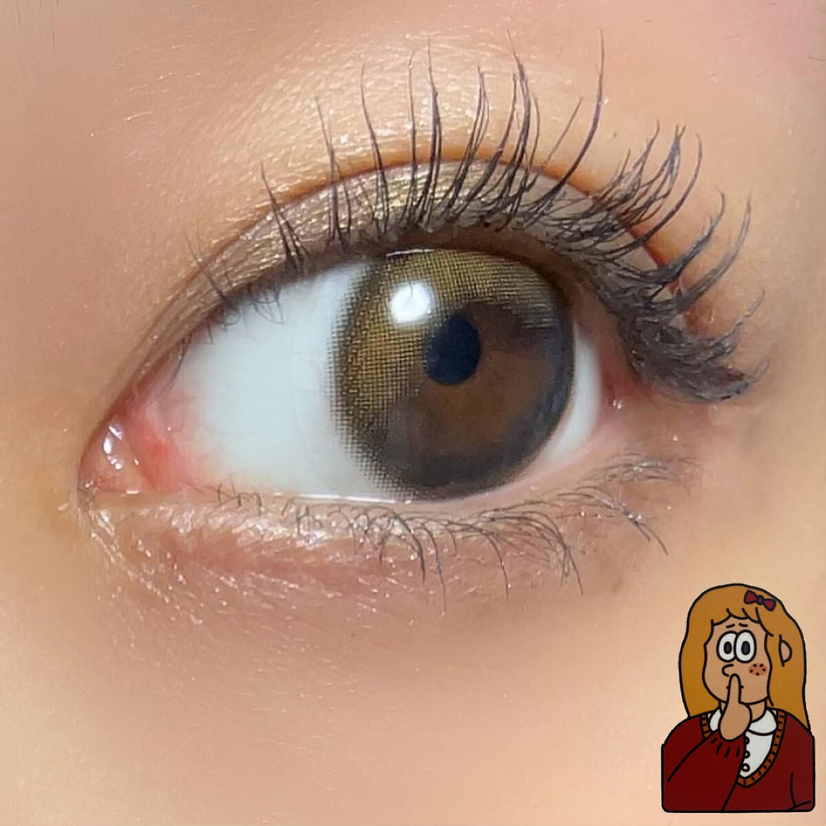 Secretive Kristen 1day/Hapa kristin/ワンデー(1DAY)カラコンを使ったクチコミ(3枚目)