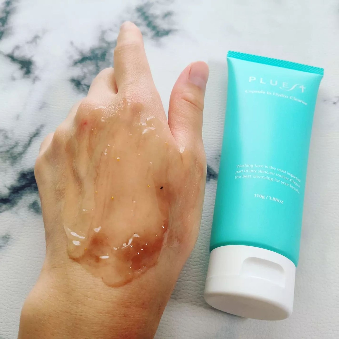 カプセルインハイドロクレンズ/PLUEST/クレンジングジェルを使ったクチコミ(4枚目)