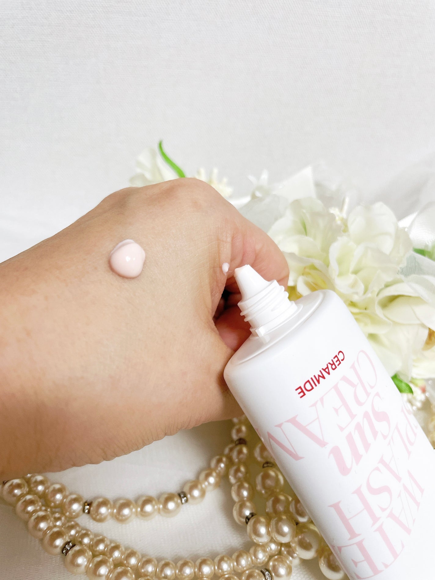 ウォータースプラッシュサンクリーム セラミド/espoir/日焼け止めクリームを使ったクチコミ(2枚目)