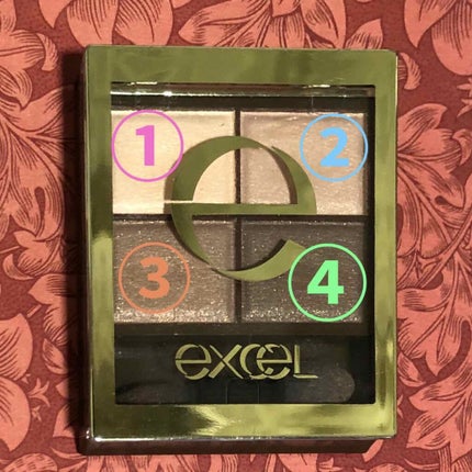 スキニーリッチシャドウ/excel/アイシャドウパレットを使ったクチコミ(3枚目)