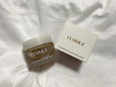 FEMMUE フラワーインフューズド ファインマスクのクチコミ「❤️カメリアが導くクリアなお肌❤️
.
.
FEMMUE
Flower Infused Fin.....」（1枚目）