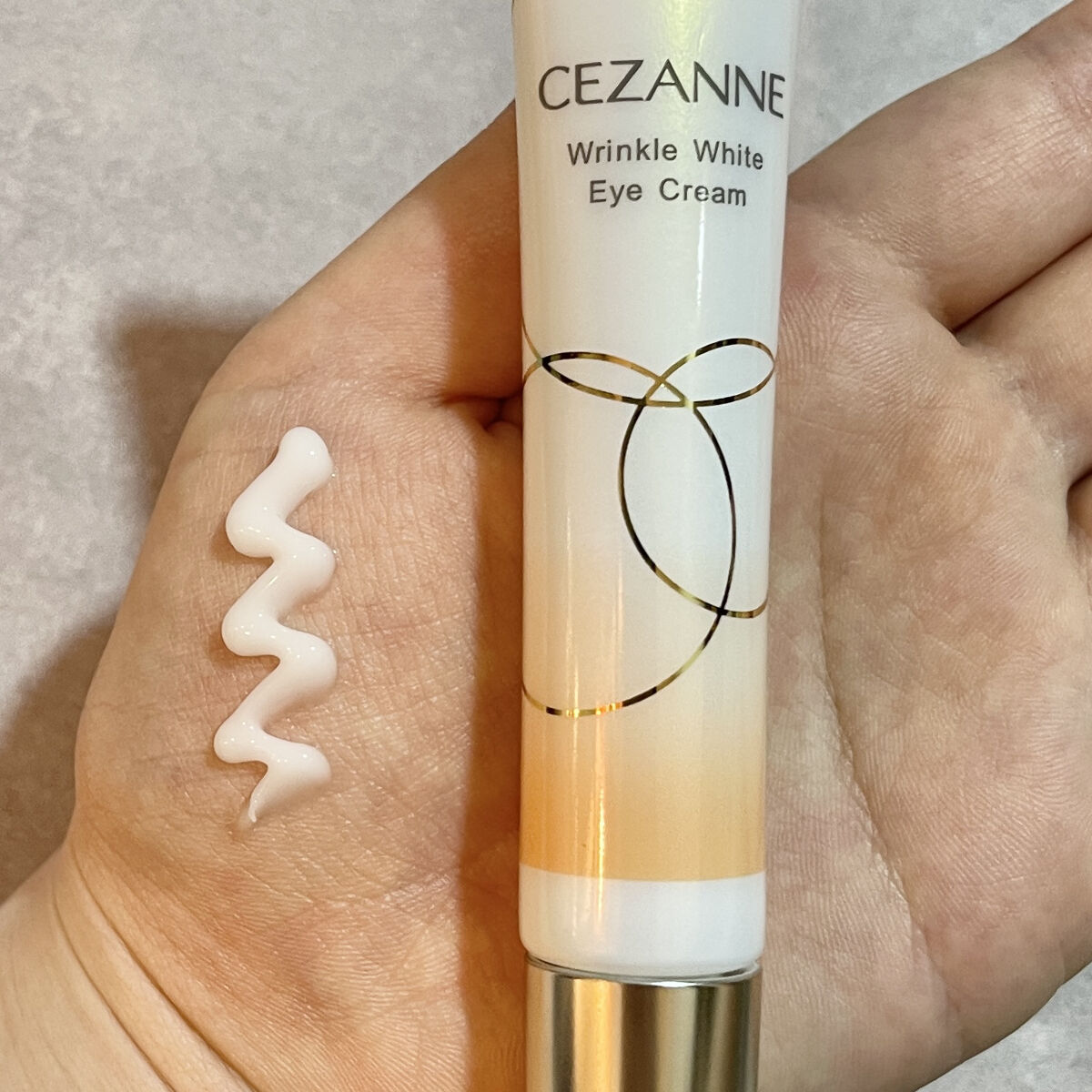 リンクルホワイトアイクリーム/CEZANNE/アイケア・アイクリームを使ったクチコミ（3枚目）