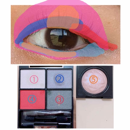 デザイニング カラー アイズ/SUQQU/アイシャドウパレットを使ったクチコミ(4枚目)