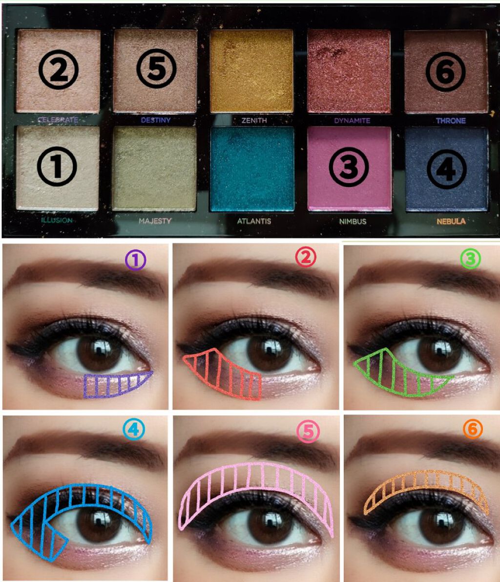 リフレクトミラーアイズ BR-1/KATE/アイシャドウパレットを使ったクチコミ（2枚目）