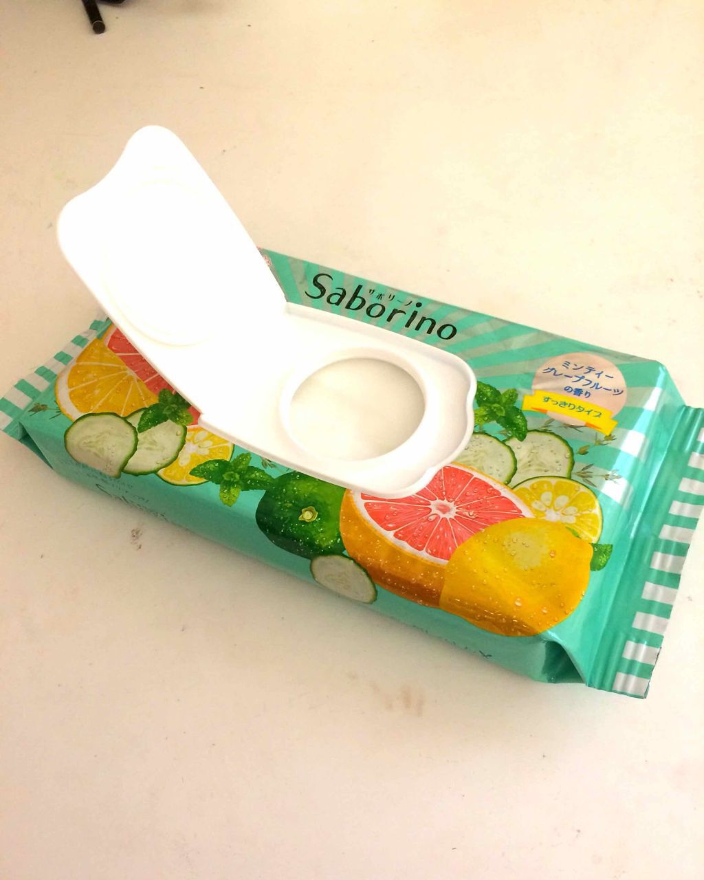 目ざまシート 爽やか果実のすっきりタイプ/サボリーノ/シートマスク・パックを使ったクチコミ(2枚目)
