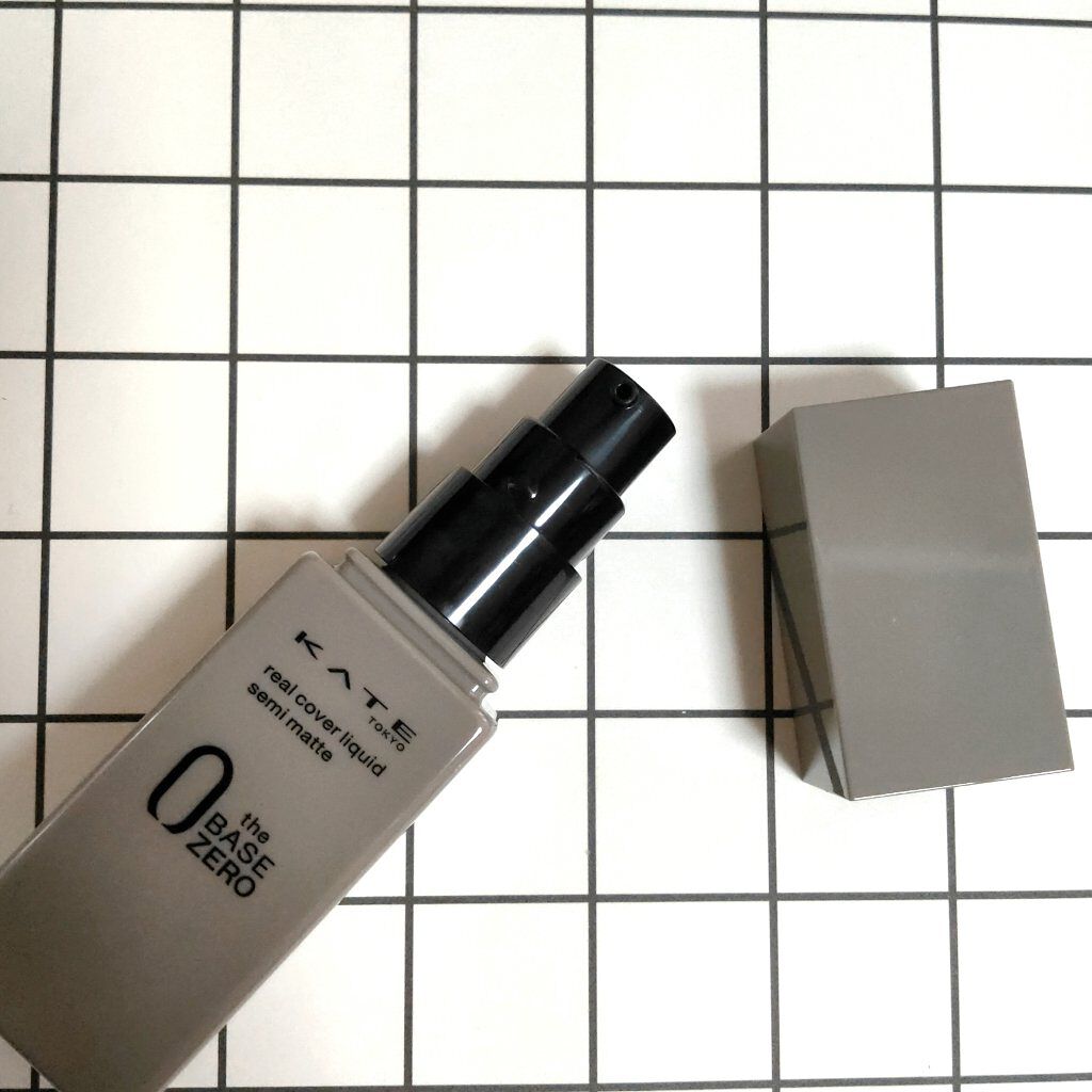 リアルカバーリキッド（セミマット）/KATE/リキッドファンデーションを使ったクチコミ（2枚目）